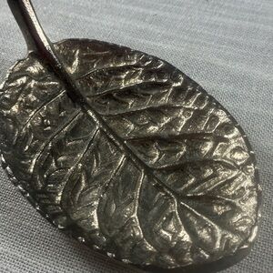 🌿 Vintage Tozai “Gloxinia” Leaf Trinket Dish — Cottagecore Botanical Decor